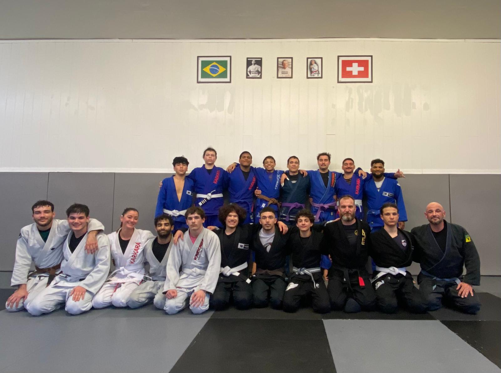 Groupe Atlas Jiu-Jitsu Brésilien après l'entraînement